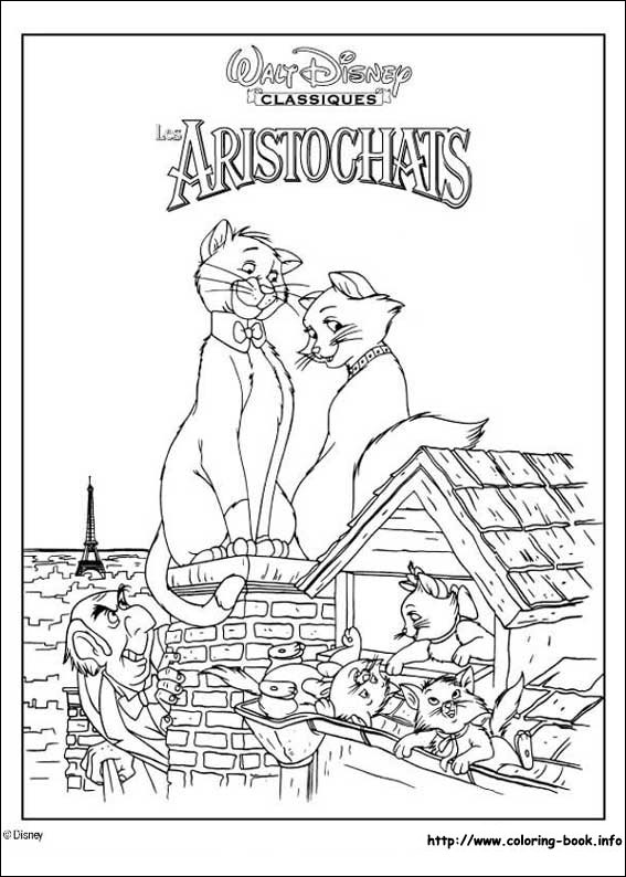 The Aristocats coloring picture